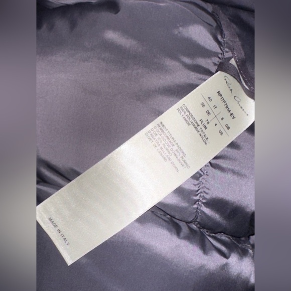 Rick Owen’s F/W 2017 Puffer Down Hooded Sleeveless Coat, Eggplant, size 40, US 4 - Picture 15 of 16